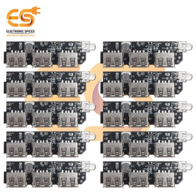 3 USB 5V 1A Mobile power bank charger controller modules pack of 10pcs